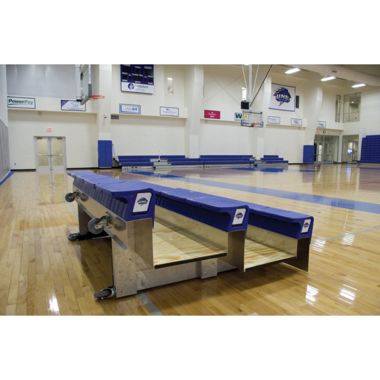 MAXAM1 Portable Bleachers with Poly Deck Upgrade