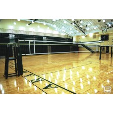 OMNISteel™Collegiate Steel Telescopic One-Court Volleyball System Less Sleeves & Covers