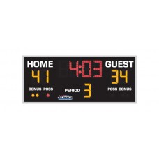 All American 2'6" x 6'0" Standard Basketball Volleyball Scoreboard